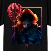 It Chapter 2 Movie 2019 Pennywise Time To Float Crew Neck Short Sleeve Men's Black T-shirt - 2 of 4