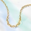 Ross-Simons Italian 18kt Gold Over Sterling 7mm and 10mm Cable-Link Necklace - 3 of 4