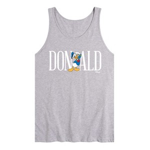 Men's - Disney - Simple Donald Font Graphic Tank Top - 1 of 2