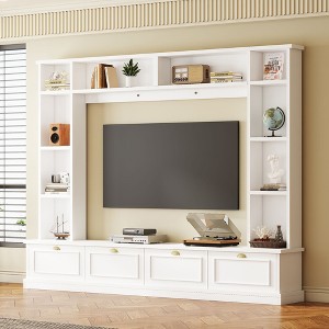 NicBex TV Stand for 78 Inch TV with Cabinets and Open Shelves,TV Entertainment Center with Bookshelves,Modern TV Console Table for Living Room - 1 of 4
