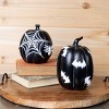 Halloween Spider and Bat Pumpkin (Set of 2) - 2 of 4