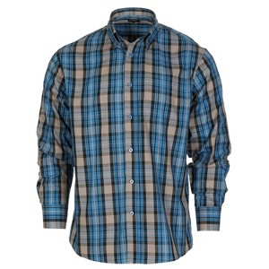 Gioberti Men's Long Sleeve Plaid Shirt - 1 of 1