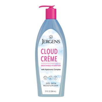 Jergens Cloud Crème Body Moisturizer, Breathable Hydration Body Lotion, Non-Greasy, Fast-Absorbing Fresh - 13 fl oz