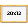 PosterPalooza | Minimalist Shadow Box Gold Picture Frame - UV Acrylic, Backing Board, Hanging Hardware - 2 of 4