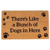 BirdRock Home Bunch of Dogs Coir Front Door & Entry Doormat - 18" x 30" - 2 of 4