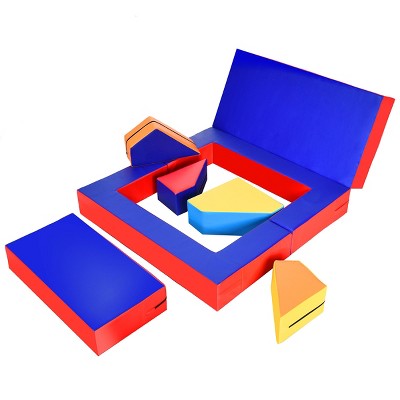 Costway 4-in-1 Crawl Climb Foam Shapes Playset Softzone Toy