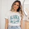 Simply Sage Market Women's Alaska Forest Scene Short Sleeve Graphic Tee - 2 of 4
