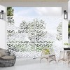 Wooakway 72"H 47"W Outdoor Metal Garden Trellis Privacy Screen Lattice Panel Indoor Room Divider - 3 of 4