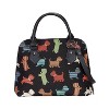 Signare USA Playful Puppy Convertible Top Handle Handbag - 3 of 4