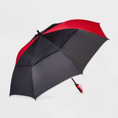 ShedRain Golf Umbrella - Black/Red