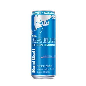 Red Bull Sugarfree Sea Blue Edition Energy Drink - 12 fl oz Can - 1 of 4