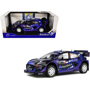 Ford Puma Rally1 Hybrid #9 "Safari Rally Kenya" (2022) "Competition" Series 1/18 Diecast Model Car by Solido - 1 of 4