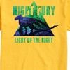 Men's - How to Train Your Dragon - Night Fury Light Up The Night Short Sleeve Graphic T-Shirt - 2 of 4