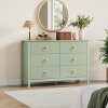 Fluted Dresser 54 Inch Wide, 7-Drawer Wood Dresser for Bedroom, Modern Chest of Drawers, Storage Organizer Cabinet for Living Room, Hallway - 3 of 4