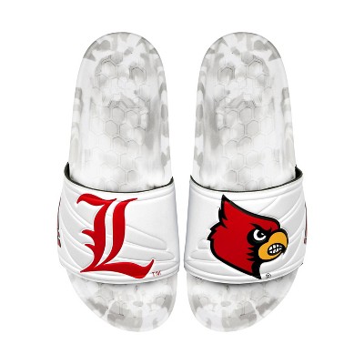 Ncaa Louisville Cardinals Slydr Pro White Sandals - White M14/w16 : Target