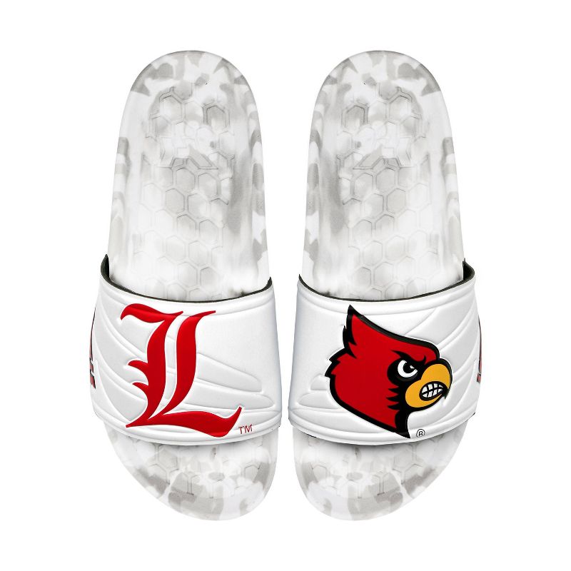 NCAA Louisville Cardinals Slydr Pro White Sandals - White, 1 of 8