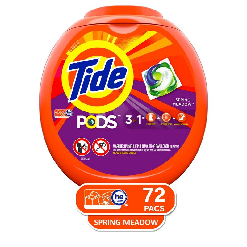 Tide Pods Laundry Detergent Pacs - Spring Meadow , 1 of 7