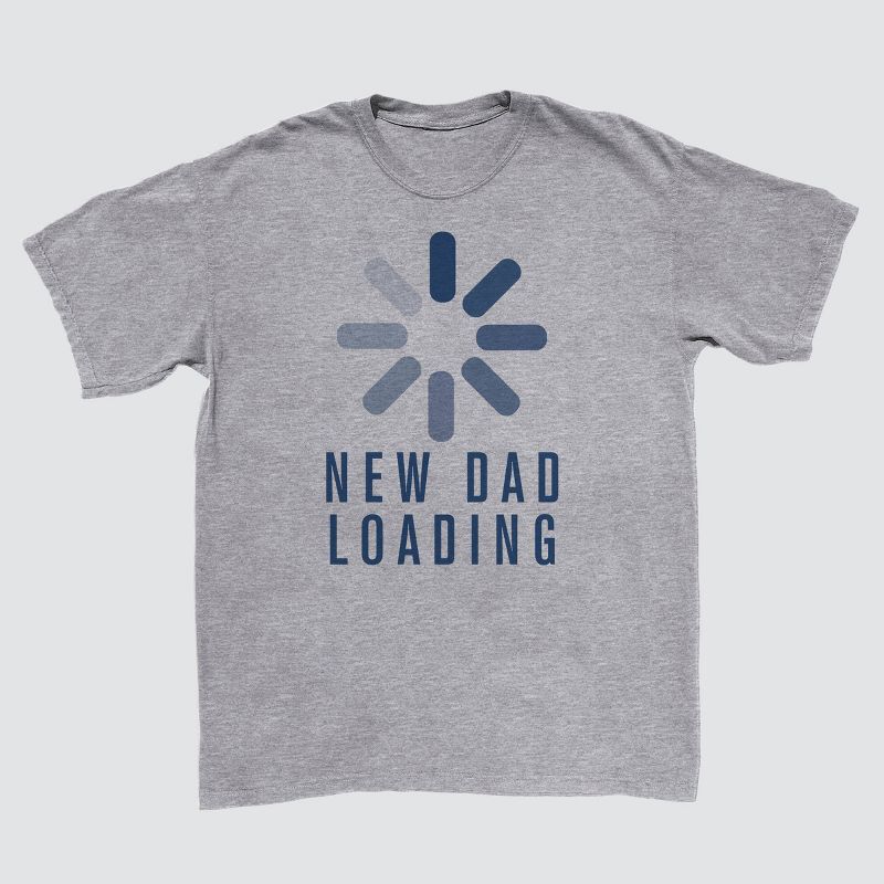 target.com | Men's New Dad Short Sleeve Graphic T-Shirt - Heathered Gray