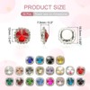 Unique Bargains DIY Craft Clothing Shoe Hat Bag Button Decor Claw Gem Rhinestones 32 Pcs - 2 of 4