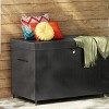 230 Gallon Rattan Deck Box With Wheels,All-Weather Outdoor Large Patio Storage Box,Outdoor Furniture -Maison Boucle - 2 of 4