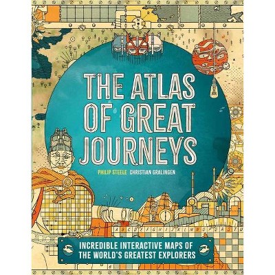 Atlas of Great Journeys - by  Philip Steele (Hardcover)