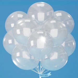 PartyWoo Balloons Clear Transparent 18 Inch 20 pcs - 1 of 4