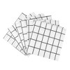 Unique Bargains Rectangle Checkered Disposable Plastic Waterproof Table Covers 6 Pcs - 2 of 4