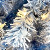 6FT Pre-Lit Hinged Artificial Fir ChristmasTree, Xmas Tree Snow Flocked Artificial Holiday Christmas Tree w/750 Branch Tips X-mas - 4 of 4