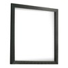 Royal Hampton Dresser Mirror, Beveled Glass, Black Wood, 40 Inch Square - 2 of 4