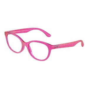 Dolce & Gabbana DX 5096 3351 Childrens Butterfly Eyeglasses Pink Glitter 49mm - 1 of 3