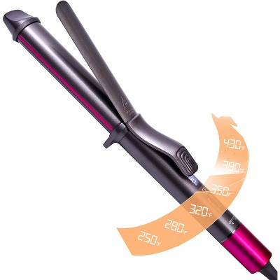 NICEBAY Ceramic Curling Iron, Professional Hair Curler with 6 Heat Settings Up to 430°F