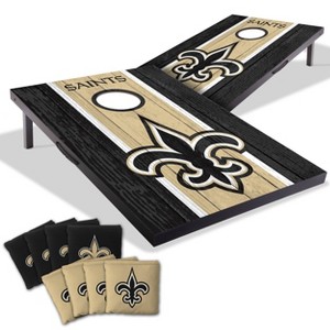 NFL New Orleans Saints 2'x3' Wood Toss Game Set - 1 of 4