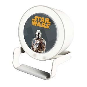 Keyscaper Star Wars: The Mandalorian Din Djarin Color Block Night Light Charger and Bluetooth Speaker - 1 of 3