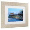 Trademark Fine Art Mich Catanzaro Cocoa Beach Pier Matted Framed Art - 3 of 4