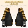 Generic Crossbody Sling Bag Backpack for Men & Women, Convertible Shoulder Bag Waterproof Chest Bag For Daypack Travel Hiking - 4 of 4