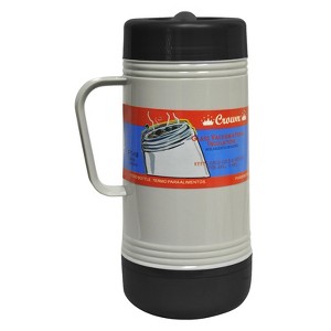 Brentwood 1.0L Glass Vacuum/Foam Insulated Food Thermos - 1 of 4