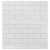 VidaXL 3D Wallpaper Bricks Self-adhesive 10 pcs White - 3 of 4