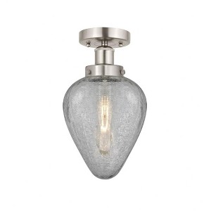 Geneseo - 1 Light Semi-Flush Mount In Industrial Style-9.75 Inches Tall and 6 Inches Wide - 1 of 1