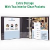 Office Essentials Economy View 3 Ring Binders, 3" Round Rings, 3.5" Spine, 460-Sheet Capacity, Black Binders (4-Pack of 03149) - 3 of 4