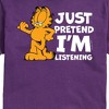 Men's - Garfield - Pretend I'm Listening Short Sleeve Graphic T-Shirt - 2 of 4