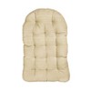44" x 27" x 4" Sunbrella Outdoor Egg Chair Cushion - Sorra Home - 2 of 3