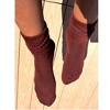 Brown Slouch Socks the Sock Panda (Women's Sizes, Adult Medium) - Midweight - 2 of 3