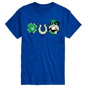 Men's - Disney - Mickey St Patricks Icons Short Sleeve Graphic T-Shirt - 1 of 4