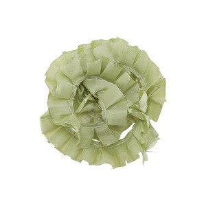 Unique Bargains Ribbon Single-Side Ruffle Crinkle Polyester 35.83"x0.98" 1 Pc - 1 of 3