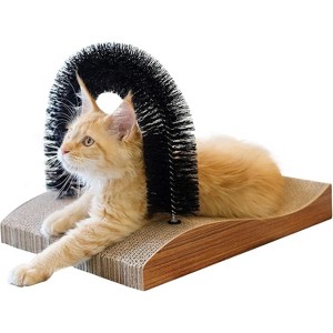 FUKUMARU Cat Self Groomer, 2.0 Version Cat Arch Face Scratcher with Scratcher Pad - 1 of 3