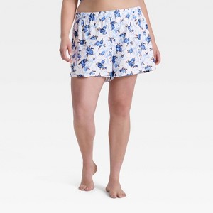 Women's Boxer Pajama Shorts - Wild Fable™ - 1 of 3