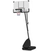 Soozier 5-10' Basketball Hoop with 44" Shatterproof Backboard, Rebound System, Wheels and Fillable Base - 4 of 4