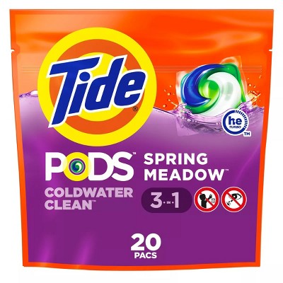 Tide Pods Laundry Detergent Pacs - Spring Meadow - 20 Count
