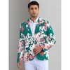Lars Amadeus Men's Slim Fit Dress Party Flower Printed Floral Sport Coats - 2 of 4