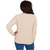 Alfred Dunner Women's Cable Chenille Pullover Sweater - 2 of 4